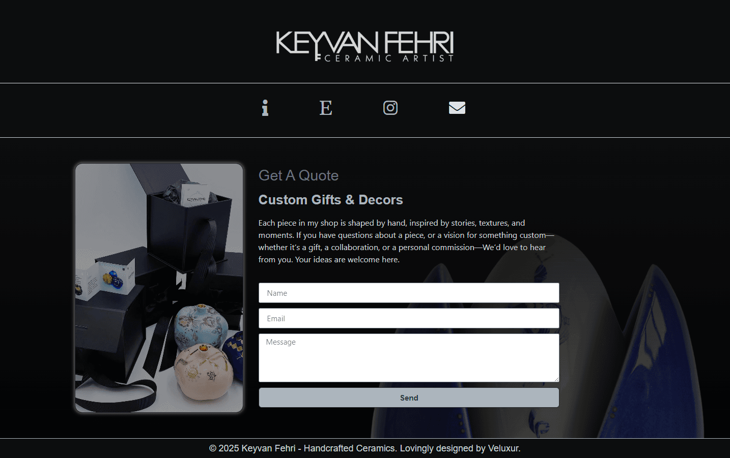 Contact page